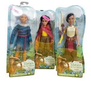Disney raya the last dragon Raya, Sisu and Namaari dolls NWT